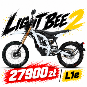 Surron Light Bee 2 – 24 kW | HOMOLOGACJA L1e | Kategoria AM Biały